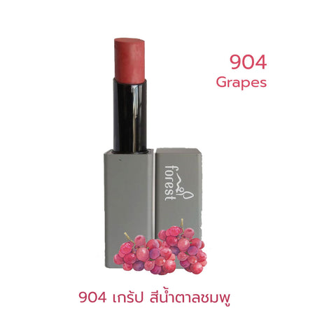 Forest Fruits Lips SPF10 Natural Coconut Lipstick 904 Grapes (5g) - Organic Pavilion