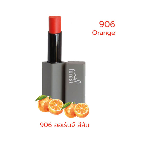 Forest Fruits Lips SPF10 Natural Coconut Lipstick 906 Orange (5g) - Organic Pavilion