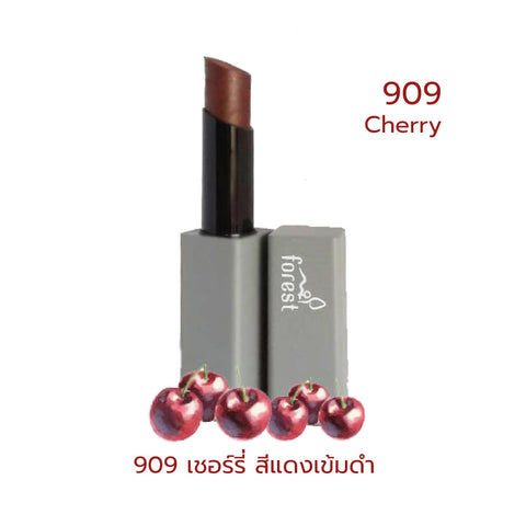 Forest Fruits Lips SPF10 Natural Coconut Lipstick 909 Cherry (5g) - Organic Pavilion
