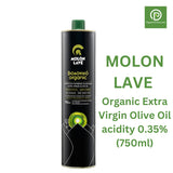 MOLON LAVE น้ำมันมะกอกธรรมชาติออร์แกนิก Organic Extra Virgin Olive Oil acidity 0.35% (750ml) - Organic Pavilion