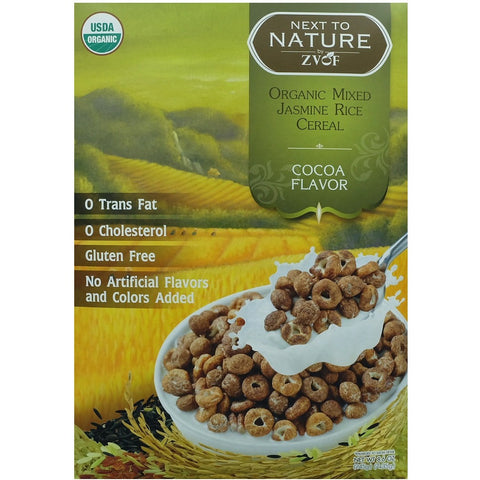 ZVOF Organic Mixed Jasmine Rice Cereal Cocoa Flavour (7 packs x 35gm) - Organic Pavilion