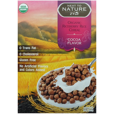ZVOF Organic Riceberry Rice Cereal Cocoa Flavour  (7 packs x 35gm) - Organic Pavilion