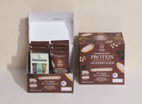 Organic Seeds 1กล่อง มี 7ซอง❗️โปรตีนและโพรไบโอติกส์จากพืช Complete Plant Protein & Probiotics + Superfoods - Rich Chocolate Flavor (40g x 7Sachets) - Organic Pavilion