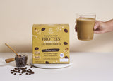 Organic Seeds โปรตีนและโพรไบโอติกส์จากพืช Complete Plant Protein & Probiotics + Superfoods - Coffee Latte Flavor (40 g) - Organic Pavilion