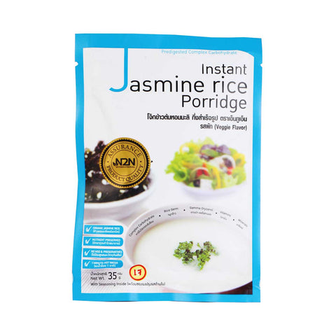 N2N Instant Jasmine Rice Porridge Veggie Flavor (35gm) - Organic Pavilion