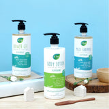 Hug ฮัก แชมพูสูตรอ่อนโยน กลิ่นเปปเปอร์มิ้นท์ Mild Shampoo Peppermint (500ml) - Organic Pavilion