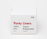 Ira Concept ไอร่า แผ่นอนามัย แบบไม่มีปีก 15ซม. Biodegradable And Organic - Panty Liners 15cm. (16 pcs.) - Organic Pavilion