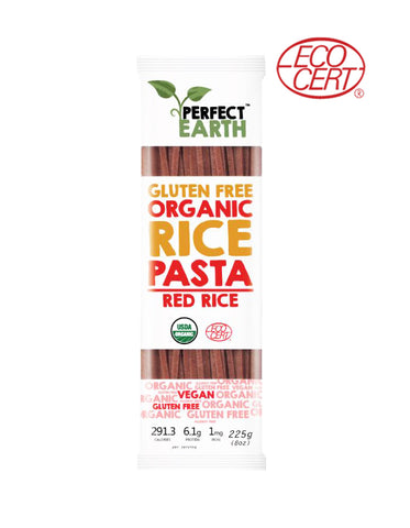 Perfect Earth Gluten Free Organic Pasta Red Rice (225gm) - Organic Pavilion