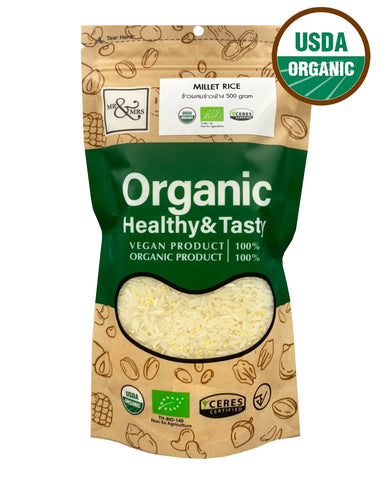 Mr. & Mrs. Jasmine Rice mixed with Organic Millet (500g) - Organic Pavilion