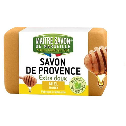 Maitre Savon de Provence Extra Soft Soap Honey (100gm) - Organic Pavilion