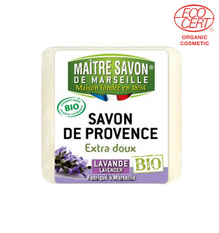 Maitre Savon Bio Extra Soft Soap Lavender (100gm) - Organic Pavilion