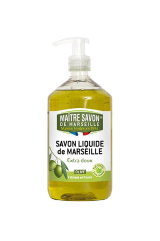 Maitre Savon Liquide de Marseille Liquid Soap Olive (500ml) - Organic Pavilion