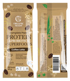 Organic Seeds 1กล่อง มี 7ซอง❗️โปรตีนและโพรไบโอติกส์จากพืช Complete Plant Protein & Probiotics + Superfoods - Coffee Latte Flavor (40g x 7Sachets) - Organic Pavilion