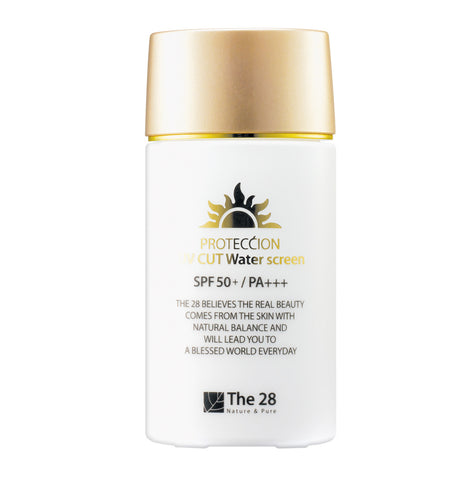 The 28 Nature & Pure Protection UV Cut Water Screen SPF50+ / PA+++ (40ml) - Organic Pavilion
