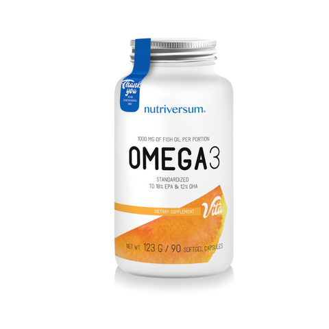Nutriversum Omega 3 โอเมก้า 3, Premium Fish Oil (120gm / 90 capsules) - Organic Pavilion