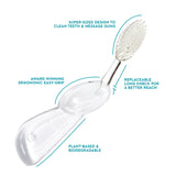 Radius Big Brush Toothbrush (Right Hand) - Ice แปรงสีฟัน (ใช้มือขวา) - น้ำแข็งสี (60g) - Organic Pavilion