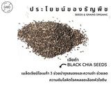 Natural & Premium Organic Black Chia Seeds (250g) - Organic Pavilion