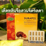 Dr. Surapol Reishi Mushroom Extract 500 mg. ผลิตภัณฑ์เสริมอาหาร สารสกัดจากเห็ดหลินจือ 500 มก. ตรา ดร.สุรพล (30 Capsules) - Organic Pavilion