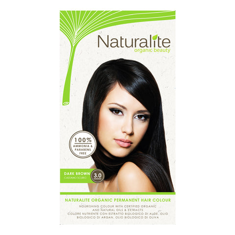 Naturalite Organic Permanent 3.0 Dark Brown Hair Colour (110ml) - Organic Pavilion