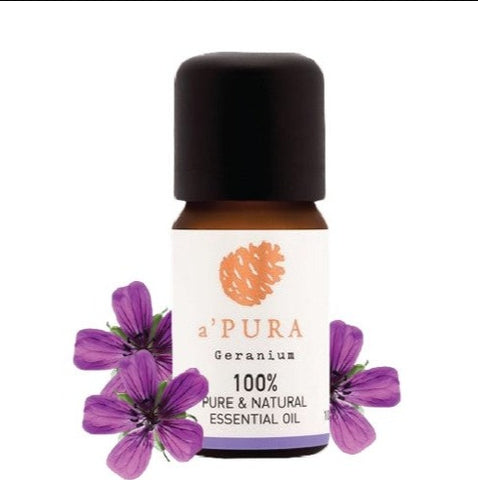 a'PURA Geranium 100% Pure Essential Oil (10ml) - Organic Pavilion