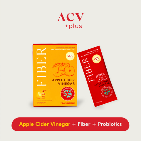 ACV Plus Fiber เอซีวี พลัส ไฟเบอร์ (15g x 7) (105 g) - Organic Pavilion