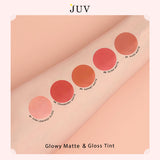 JUV จุ๊ฟเบอร์รี่ ลิปแมทท์ ทินท์ สี 02 - โรสซี่ Juvberry Glowy Matte Tint 02 - Rosie (3g) - Organic Pavilion