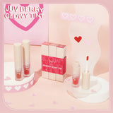 JUV จุ๊ฟเบอร์รี่ ลิปกลอส ทินท์ สี 01 - พิงค์ เลมอนเนต Juvberry Glowy Gloss Tint 01 - Pink Lemonade (3g) - Organic Pavilion