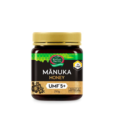 Mother Earth UMF 5+ Manuka Honey (250g) - Organic Pavilion