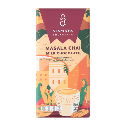 Siamaya Chocolate Masala Chai Milk chocolate (75g) - Organic Pavilion