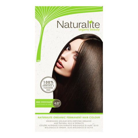 Naturalite Organic Permanent 4.07 Milk Chocolate Hair Colour (110ml) - Organic Pavilion