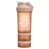 Organic Seeds Supercup Protein Shaker แก้วเชค แก้วผสมเวย์โปรตีน พร้อมที่เก็บเวย์ บรรจุ (450ml) - Organic Pavilion