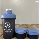 Organic Seeds Supercup Protein Shaker แก้วเชค แก้วผสมเวย์โปรตีน พร้อมที่เก็บเวย์ บรรจุ (450ml) - Organic Pavilion
