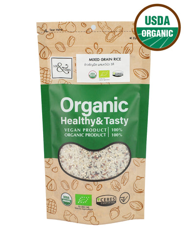 Mr. & Mrs. Jasmine Rice mixed with Organic Mixed Quinoa (500g) - Organic Pavilion