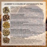 Jasberry ชุดของขวัญ เซตข้าว, ชาออร์แกนิคแจสเบอร์รี่และถ้วยชาเซรามิก ชุด C-01 Gift Set Jasberry Rice + Organic Herbal Tea Blend + Ceramic Mug (1600 g) - Organic Pavilion
