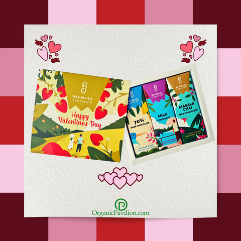 Siamaya Happy Valentine's Day - Valentine's Chocolate Set (60 g) - Organic Pavilion