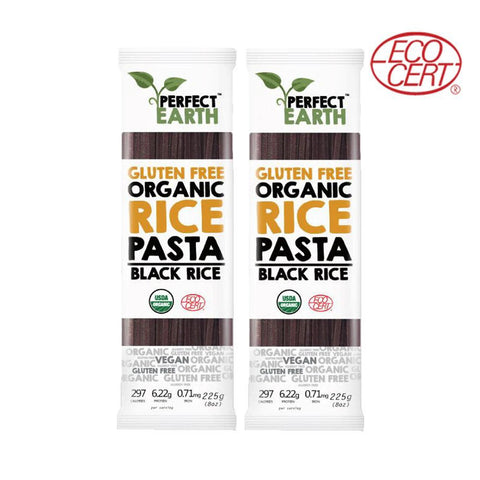 Perfect Earth Gluten Free Organic Pasta Black Rice (2x225gm) - Organic Pavilion