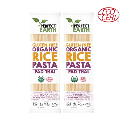 Perfect Earth Gluten Free Organic Rice Pasta Pad Thai (2x225gm) - Organic Pavilion