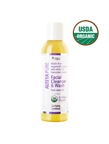 Alteya Organics Pure Facial Cleanser & Wash – Pure Lavender (150ml) - Organic Pavilion