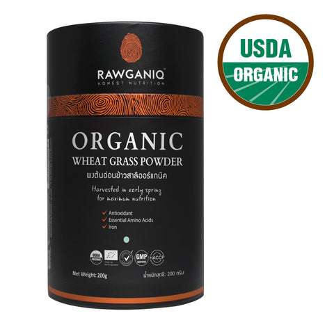 Rawganiq Organic Wheat Grass Powder (200g) - Organic Pavilion