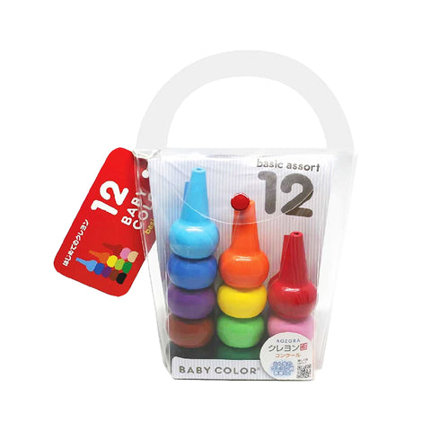 Aozora 12-colour non-toxic Crayons for children | Organic Pavilion