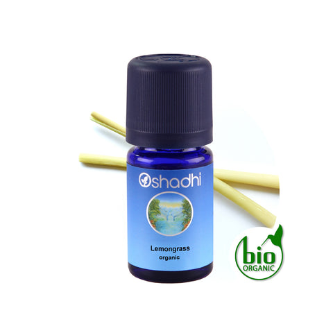 Oshadhi Lemongrass organic Essential Oil  น้ำมันหอมระเหย (10 ml) - Organic Pavilion