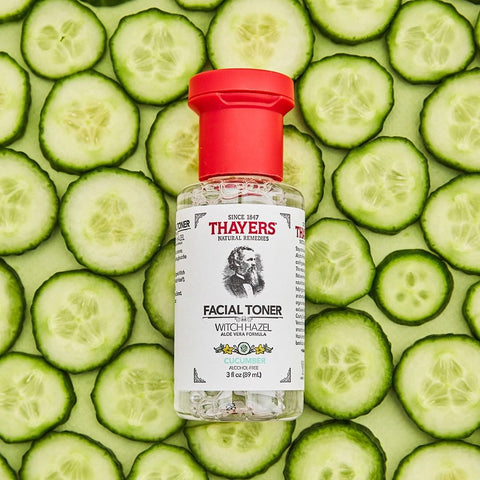 Thayers Facial Toner Witch Hazel Aloe Vera Formula Cucumber Alcohol-Free (89ml) - Organic Pavilion