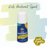 Just Gentle Organic Kids Deodorant Fresh Active Scented - Sport โรลออนป้องกันและระงับกลิ่นกาย กลิ่นสปอร์ต (60ml) - Organic Pavilion