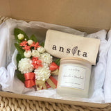 Ansita Hand Made Natural Soy Candle - Lavender & Hazelnut by MALA เทียนหอม ไขถั่วเหลืองธรรมชาติ กลิ่น ลาเวนเดอร์ ฮาเซลนัท (100ml) - Organic Pavilion