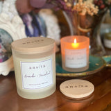 Ansita Hand Made Natural Soy Candle - Lavender & Hazelnut by MALA เทียนหอม ไขถั่วเหลืองธรรมชาติ กลิ่น ลาเวนเดอร์ ฮาเซลนัท (250ml) - Organic Pavilion