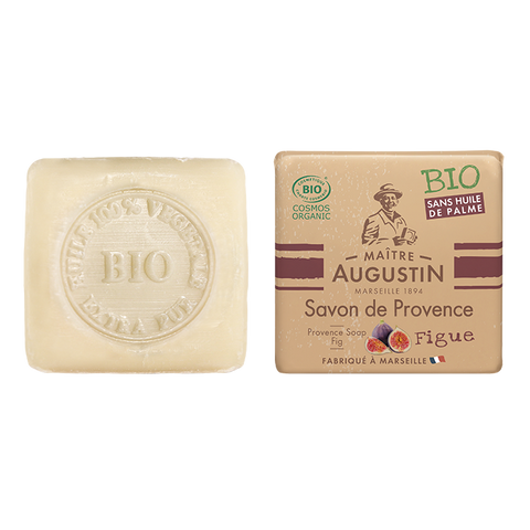 Maitre Augustin Provence Soap Fig สบู่ออแกนิค โปรวองซ์ โซบ ฟิก กลิ่นฟิก(มะเดื่อ) (100 g) - Organic Pavilion