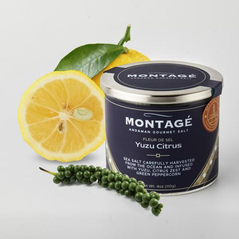 MONTAGE FLEUR DE SEL Yuzu Citrus เกลือรสยูสุซิตรัส (110 g) - Organic Pavilion