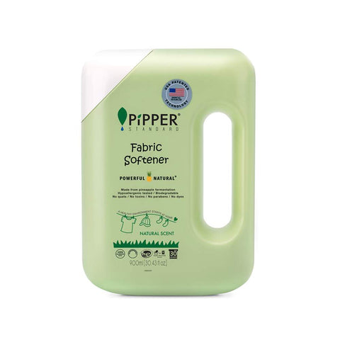 Pipper Standard Fabric Softener Natural Scent ผลิตภัณฑ์ปรับผ้านุ่มจากธรรมชาติ กลิ่น แนทเชอรัล (900 ml) - Organic Pavilion
