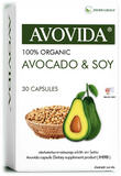 AVOVIDA Avocado &amp; Soy (ORGANIC 100%) ผลิตภัณฑ์เสริมอาหารชนิดแคปซูล อะโววีด้า ตรา ไอเฮิร์บ (30 Capsules) - Organic Pavilion