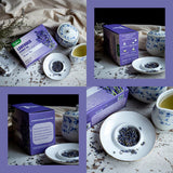 Glean Lavender Flower Tea ชาดอกลาเวนเดอร์ 10 ซอง  ตรา กลีน (10 Tea Bags) - Organic Pavilion